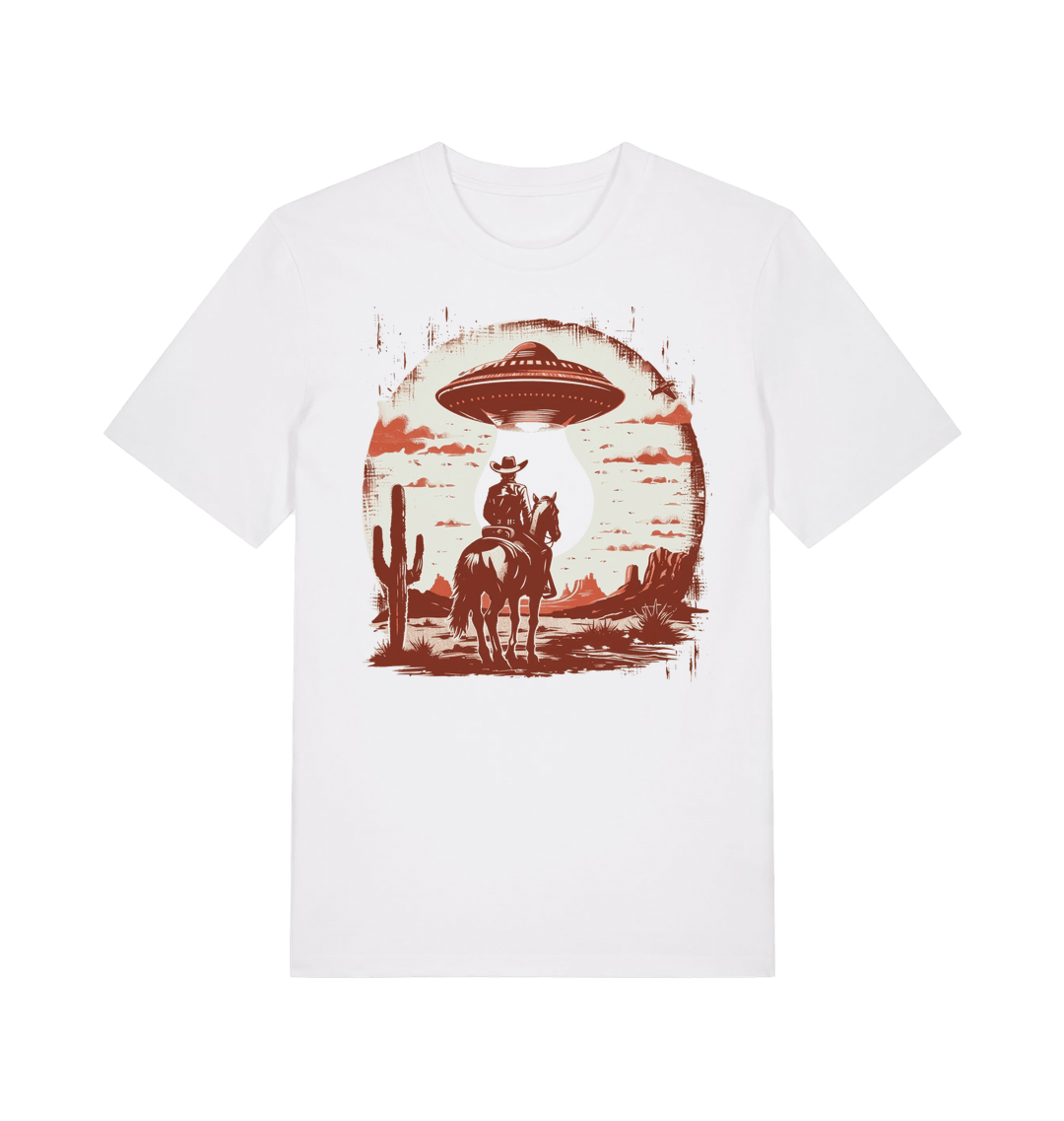 White Printed T-shirt Front